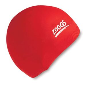 Zoggs Silicone Swim Cap - Red
