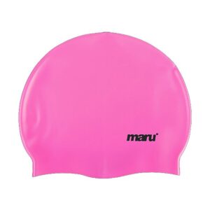 Maru Solid SIlicone Swim Caps Pink A1465