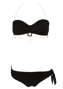 Melie & Madeleine Black & White Jenny Bikini