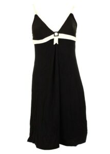 Melie & Madeleine Jole Beach Dress - Black / White