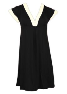 Melie & Madeleine Black/White Maria Beach Dress