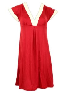 Melie & Madeleine Red/White Maria Beach Dress