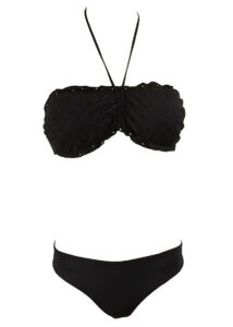 Melie and Madeleine Black Romina Swim Bikini