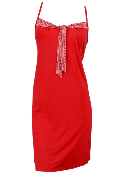 Melie & Madeleine Virginia Beach Dress - Red / White