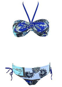 Melie and Madeleine Blue Alice Swim Bikini