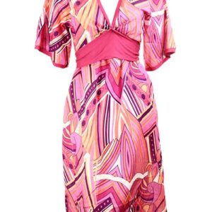 Melie & Madeleine Pink Irene Kaftan
