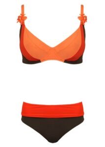 Melie & Madeleine Mafalda Bikini Brown/Red