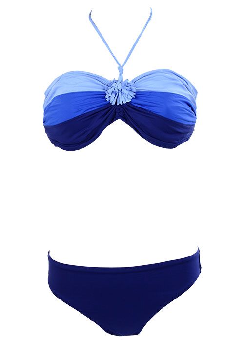 Melie & Madeleine Blue Miranda Bikini
