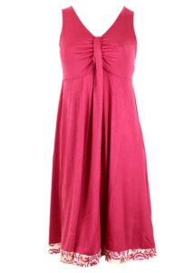 Melie & Madeleine Perla Pink/White Beach Dress