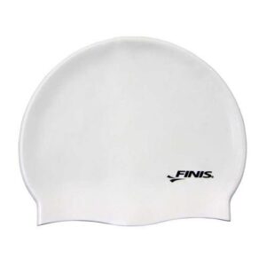 Finis Solid Silicone Cap White