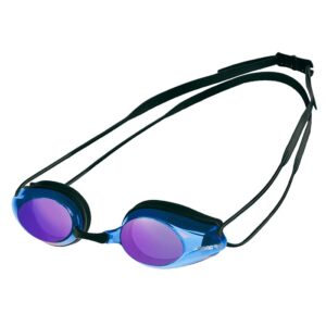 Arena Tracks Mirrored Racing Goggles V2 Black/Blue