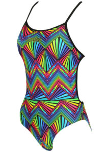 Zealous Womens Labyrinth One Piece Swimsuit