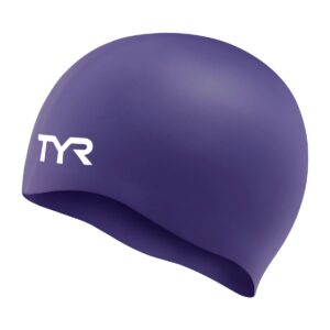 TYR Wrinkle Free Silicone Swim Caps Purple
