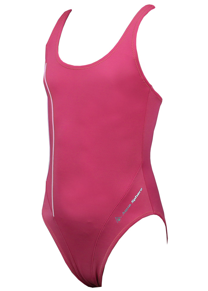 Aqua Sphere Clara Girls Swimsuit - Pink / Purple