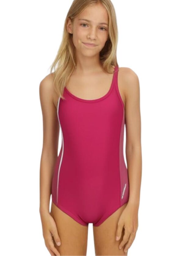 Aqua Sphere Clara Girls Swimsuit - Pink / Purple