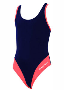 Aquasphere Jade Girls Swimsuit - Navy / Coral