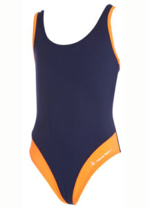 Aquasphere Jade Girls Swimsuit - Navy/Orange