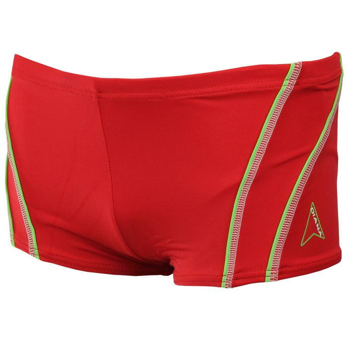 Diana Boys Clive Junior Swim Trunks - Red Front