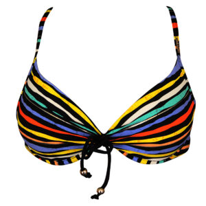 Azura Pop Tart Tie Front Push Up Bikini Top