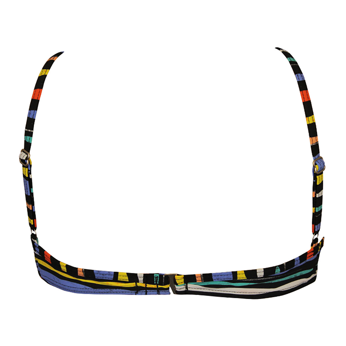 Azura Pop Tart Tie Front Push Up Bikini Top-613576