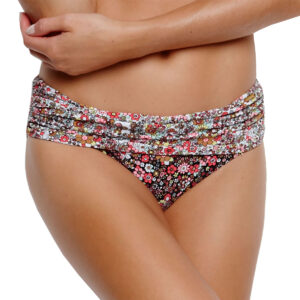 Azura Endless Summer Wide Gathered Band Pant - Coral