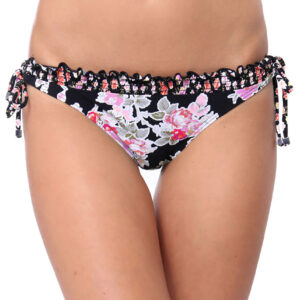 Azura Field Day Frill Tie Side Pant - Coral