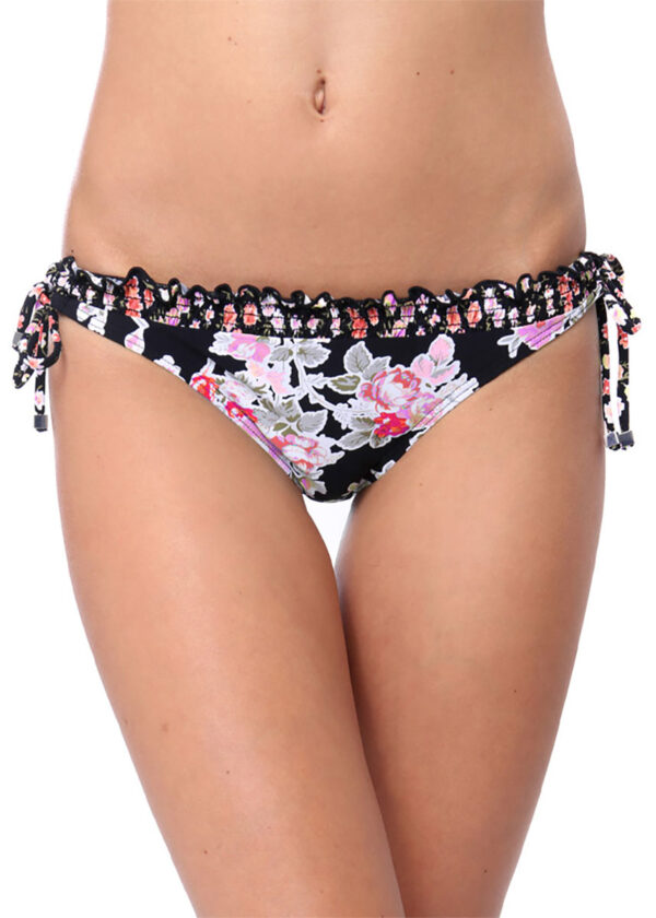 Azura Field Day Frill Tie Side Pant - Coral