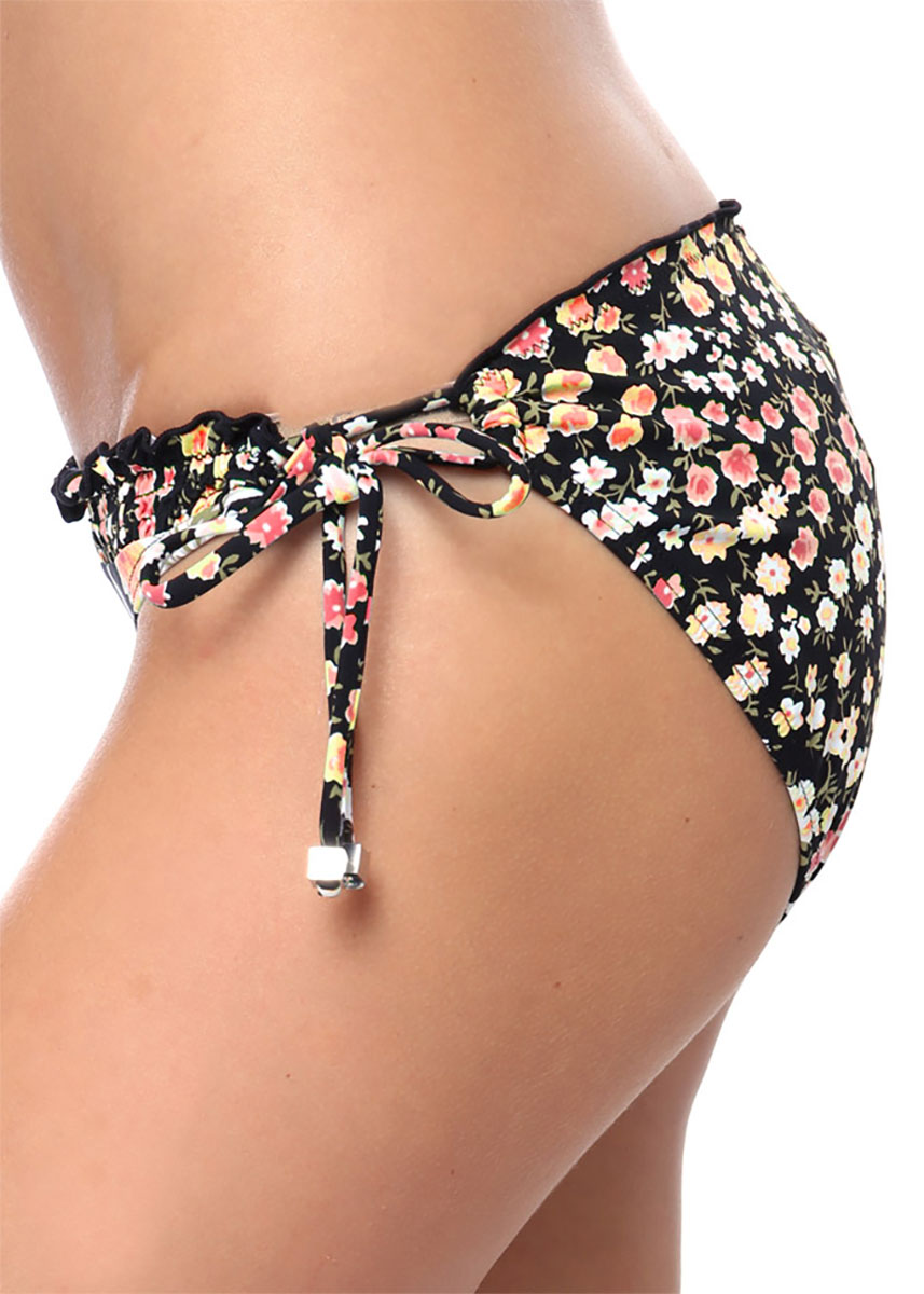 Azura Field Day Frill Tie Side Pant - Coral-613591