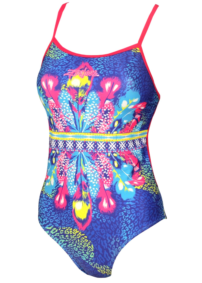 Zealous Womens Blue Moon Swimsuit