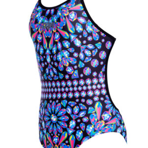 Zealous Girls Glitter Snap Swimsuit