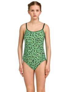 Dolfin Optik Girls Swimsuit - Green