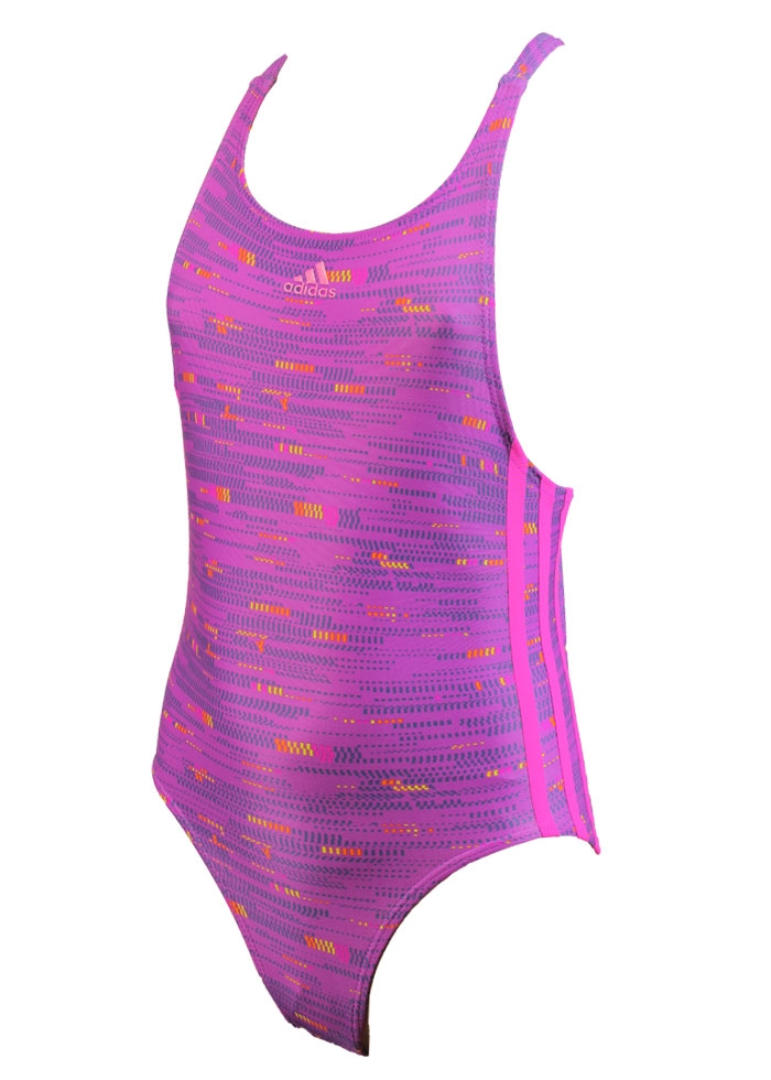 Adidas Junior Graphic Swimsuit - Shock Purple