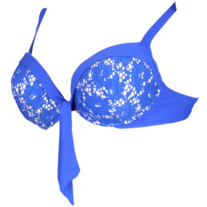 Melie & Madeleine Blue Saint Raphael Bikini Top - 34C