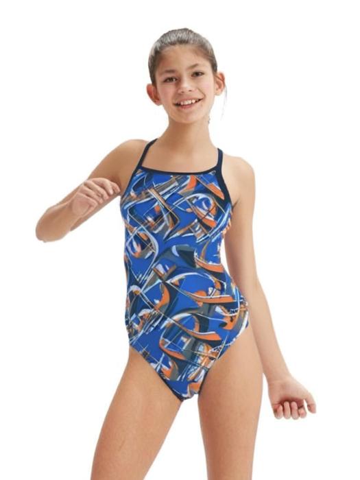 Dolfin Reliance Girls Predator - Blue/Orange