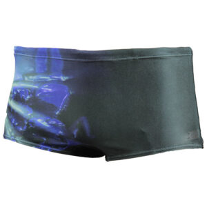 Beco Mens Black / Blue Square Leg Swimshorts