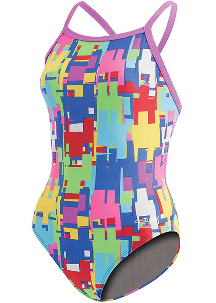 Dolfin Girls Winners Game-On! V-2 Back Swimsuit-568916