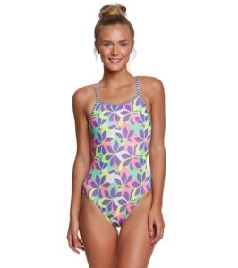 Womens Dolfin Whimsy V-2 Back Swimsuit