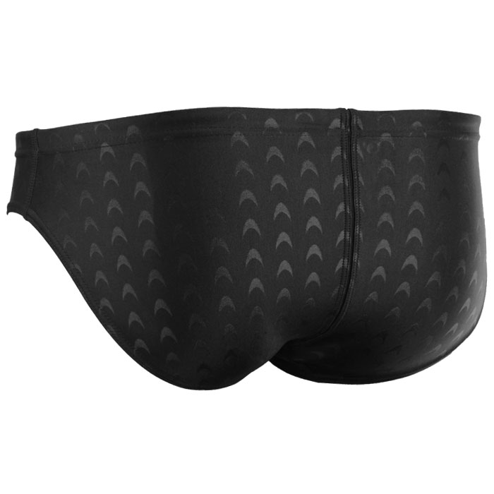 Yingfa Men's 9201-1 Sharkskin Briefs - Black