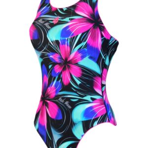 Mad Wave Women's Flex Swimsuit - Black / Pink-0