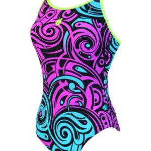 Mad Wave Women's Swift Swimsuit - Purple/Blue-0