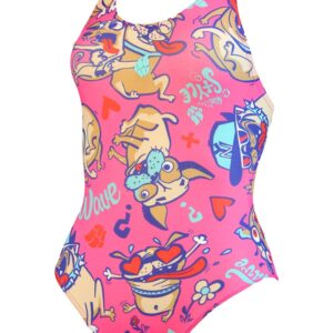 Mad Wave Girls Pretty Swimsuit Pink-0