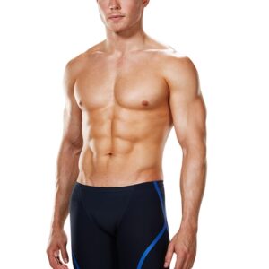 Speedo LZR Racer X Jammers - Navy / Beautiful Blue Model Side