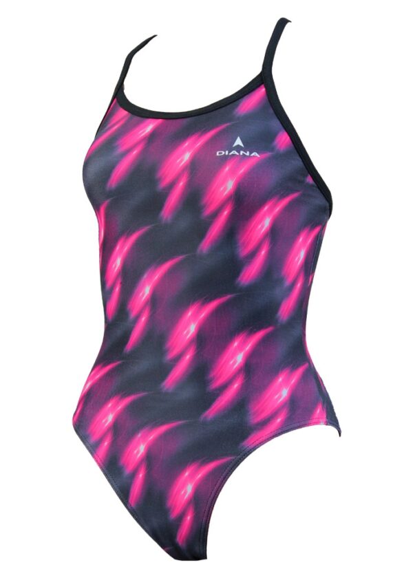 Diana Womens Waves Swimsuit - Pink