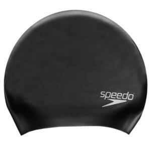 Speedo Long Hair Silicone Cap - Black