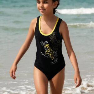 Aqua Sphere Saturn Girls Black Costume