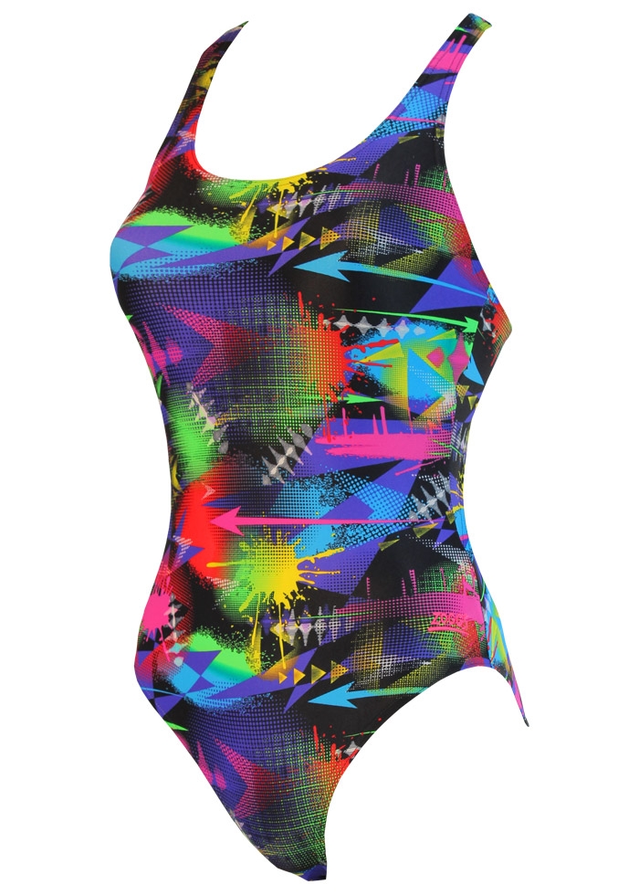 Zoggs Womens Arrow Actionback Swimsuit