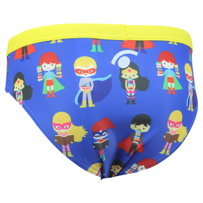 Jaked Kids Superheroes Brief - Blue