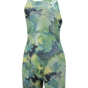 Jaked Womens Teknocamou Full Body Kneesuit Open Back