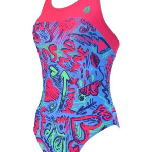 Mad Wave Kids Rate Swimsuit - Pink-0