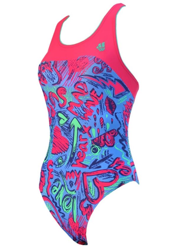Mad Wave Kids Rate Swimsuit - Pink-0